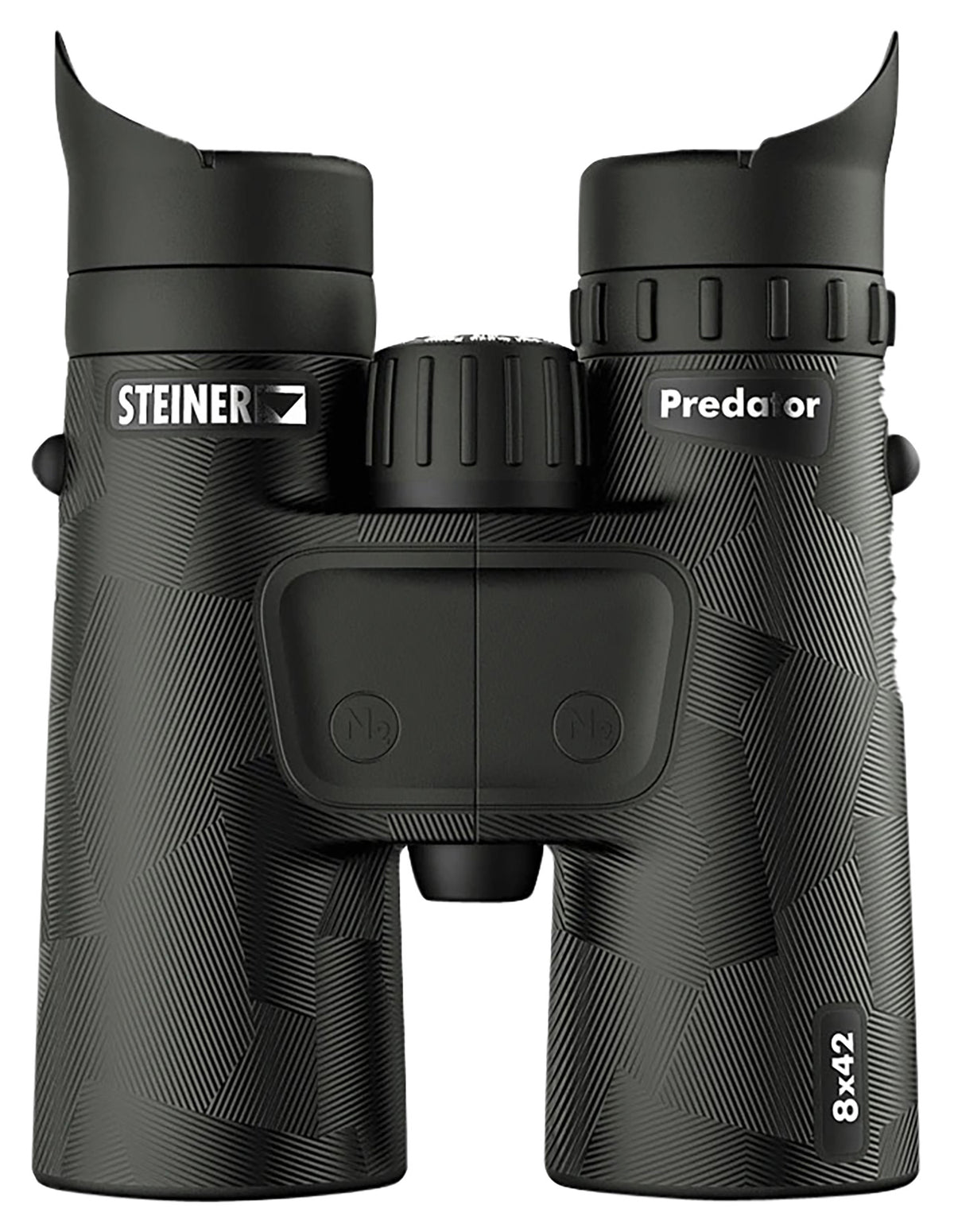 Steiner Predator 2058 8x42mm Binoculars, Fast-Close Focus, Black Makrolon with Rubber Armor