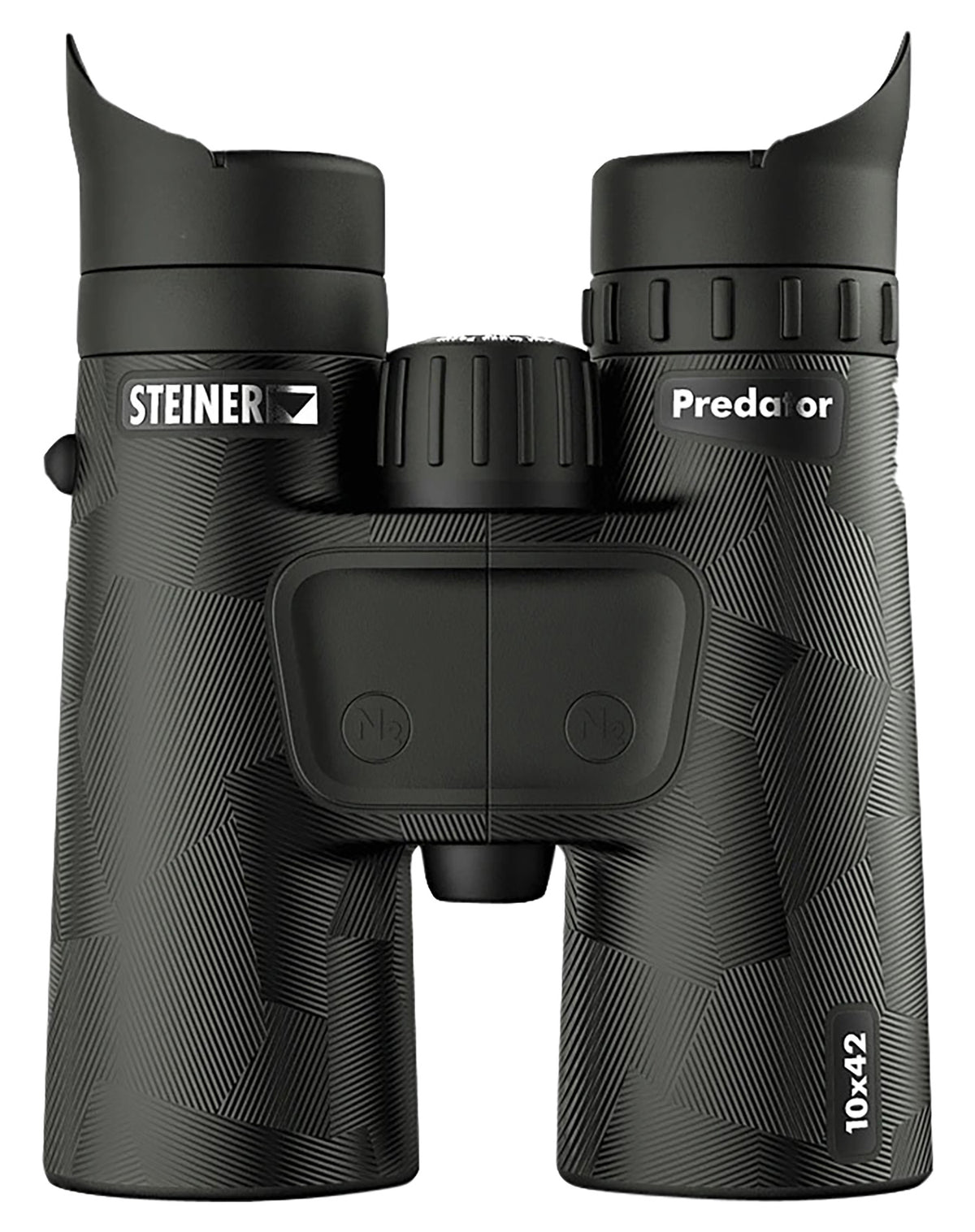 Steiner Predator 2059 10x42mm Binoculars, Fast-Close Focus, Black Makrolon with Rubber Armor