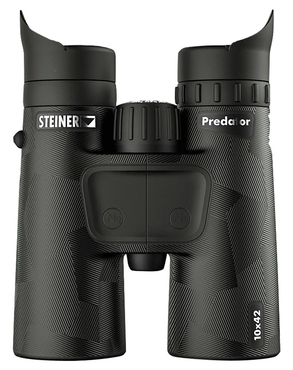 Steiner Predator 2059 10x42mm Binoculars, Fast-Close Focus, Black Makrolon with Rubber Armor