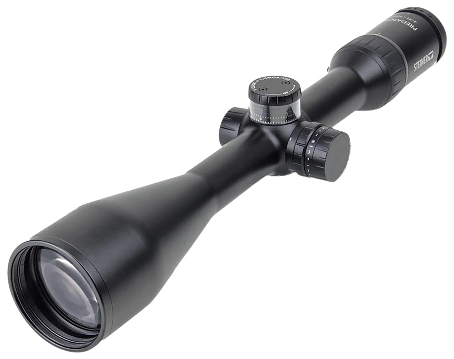 Steiner Predator 8 3004 Black 4-32x56mm 30mm Tube Second Focal Plane Illuminated E3 Ballistic Reticle