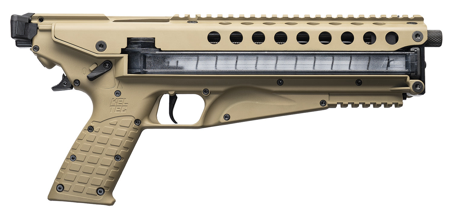 Kel-Tec P50 Tan 5.7x28mm Pistol, 9.60" Barrel, 50+1, Fiber Optic Sight
