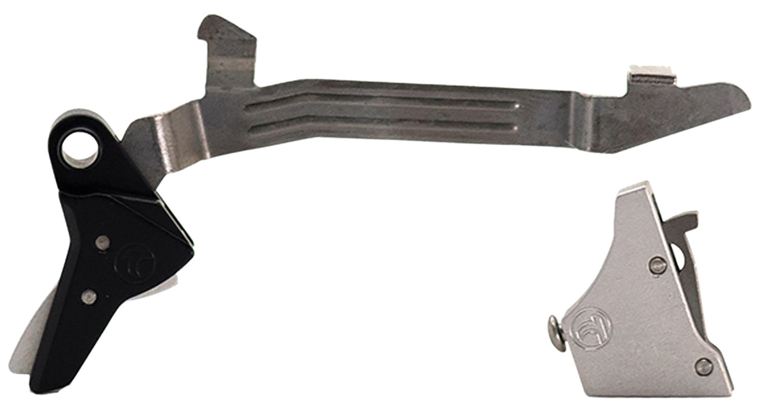 Timney ALPHAGLOCK34SILVR Alpha Competition Trigger, Silver, Compatible w/ Glock Gen3-4 (9mm/.40 S&W)