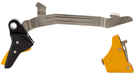 Timney ALPHAGLOCK34LRGGOLD Alpha Competition Trigger, Gold, Large Frame Glock Gen3-4 (.45 ACP / 10mm)