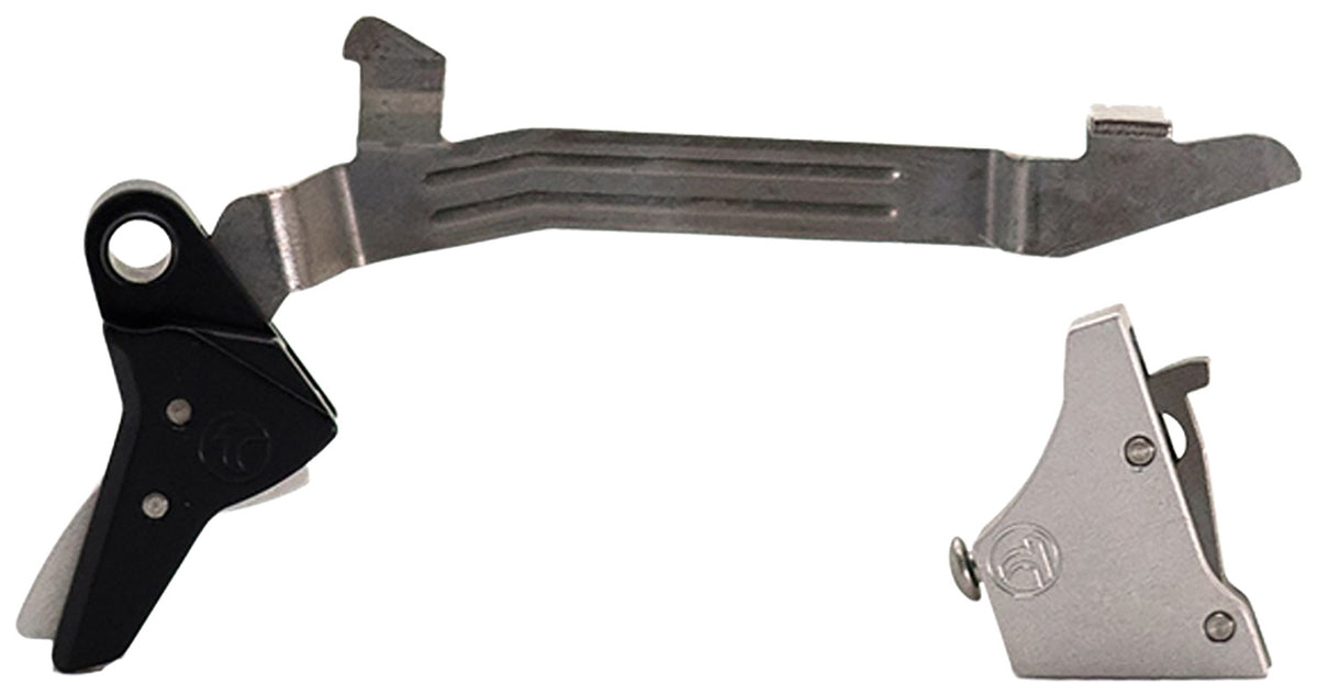 Timney ALPHAGLOCK34LRGSILVR Alpha Competition Trigger, Silver, Large Frame Glock Gen3-4 (.45 ACP / 10mm)