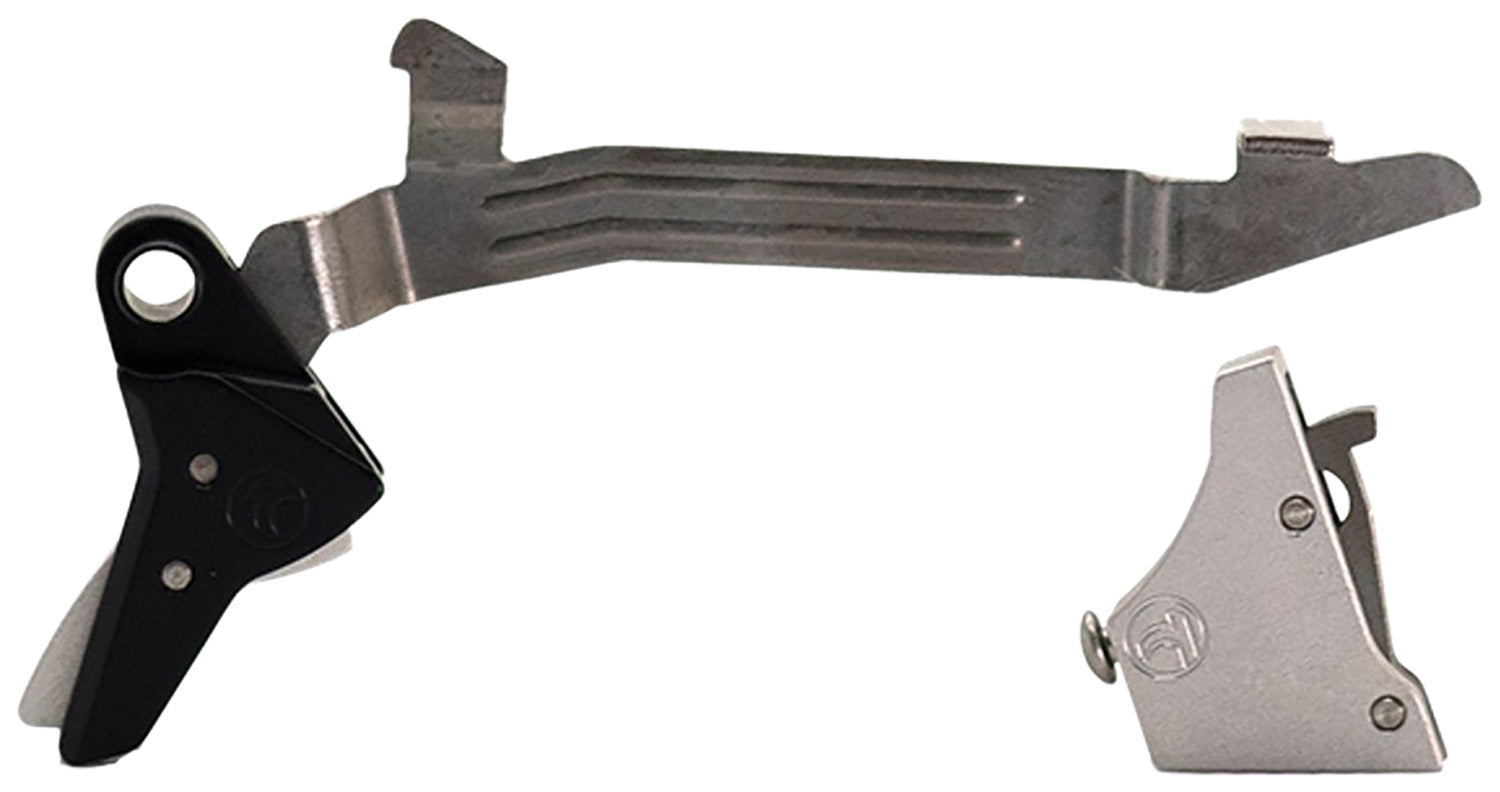 Timney ALPHAGLOCK34LRGSILVR Alpha Competition Trigger, Silver, Large Frame Glock Gen3-4 (.45 ACP / 10mm)