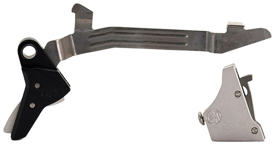 Timney ALPHAGLOCK34LRGSILVR Alpha Competition Trigger, Silver, Large Frame Glock Gen3-4 (.45 ACP / 10mm)