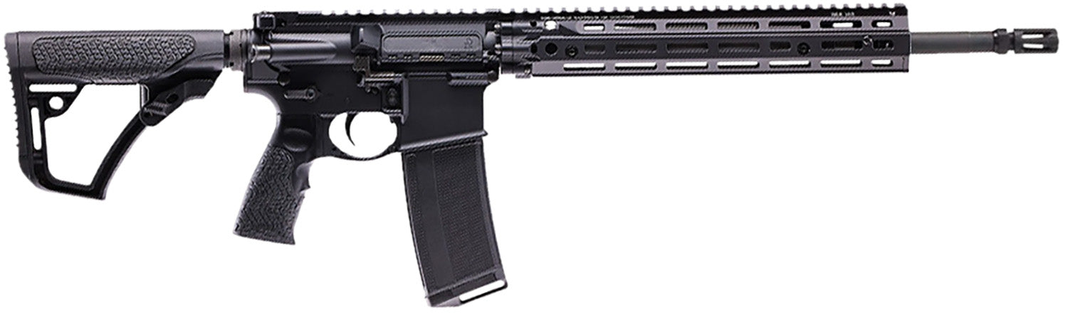Daniel Defense, DD4 RIII, Semi-automatic Rifle, AR, 223 Remington/556NATO, 16" Cold Hammer Forged Barrel, Anodized Finish, Black, Daniel Defense Grip, Black Daniel Defense 12.5" RIS III M-LOK Rail, Daniel Defense Stock, Midlength Gas System,