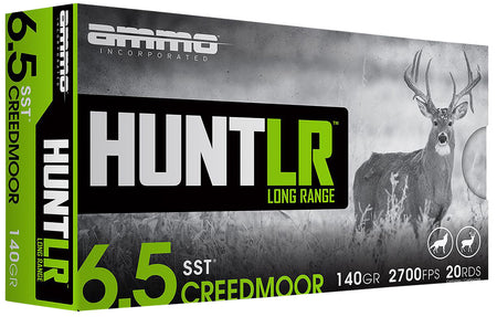 Ammo Inc 6.5mm Creedmoor 65CM140SSTA20 Signature Super Shock Tip SST 140 Grain