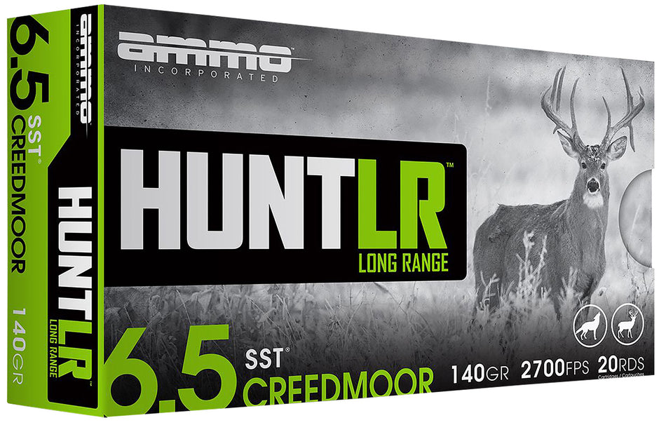 Ammo Inc 6.5mm Creedmoor 65CM140SSTA20 Signature Super Shock Tip SST 140 Grain