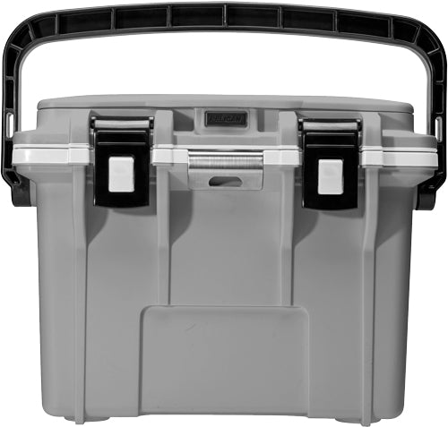 Pelican 14Qt Cooler Cement White with Dry Storage