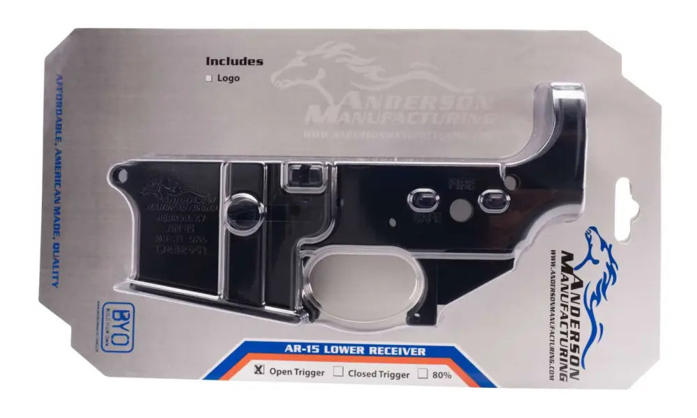 Anderson AM15 A3 Multi-Caliber Stripped Lower Receiver - Black