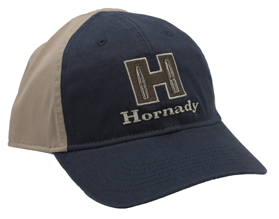 Hornady Gear 99210 Blue Khaki Trucker Hat H Patch Logo