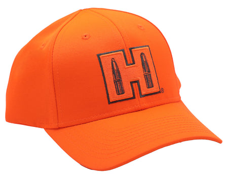 Hornady 99212 Semi-Structured Blaze Orange Trucker Cap H Logo