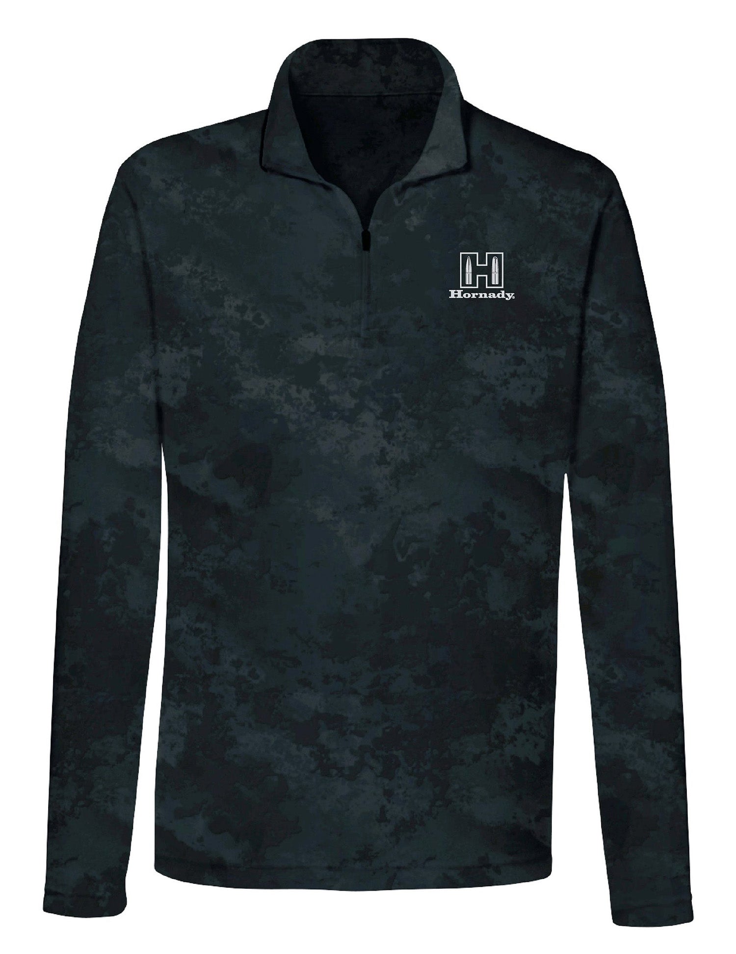 Hornady Performance Quarter-Zip Black Long Sleeve Pullover 3XL