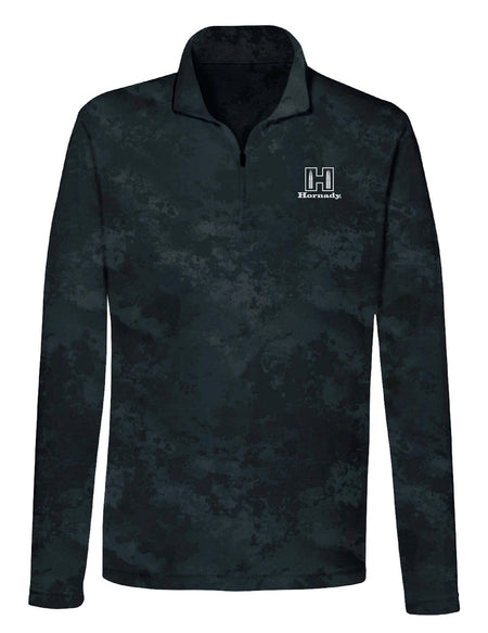 Hornady Performance Quarter-Zip Black Long Sleeve Pullover 3XL