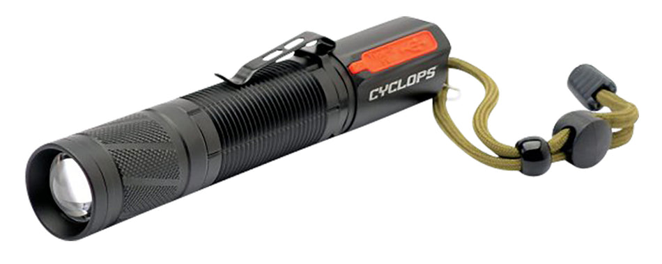 Cyclops FX1200 Rechargeable Pocket Flashlight Black 1200 Lumen Zoom/Flood