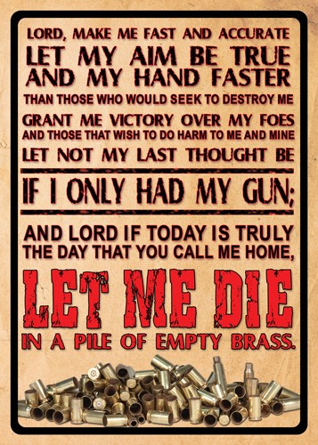 Rivers Edge 12x17 Embossed Tin Sign Lord's Prayer