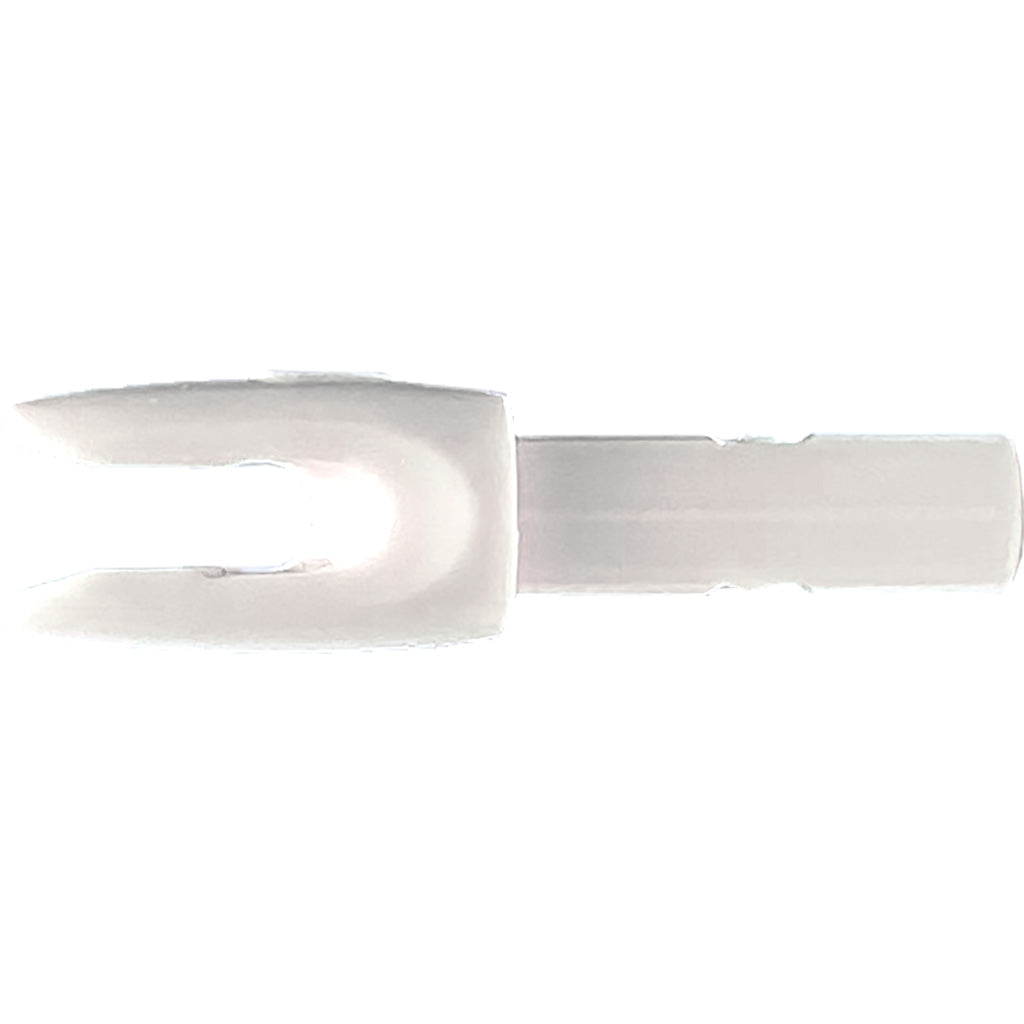 Victory Archery Press-Fit Nocks .166" ID White Dozen Pack