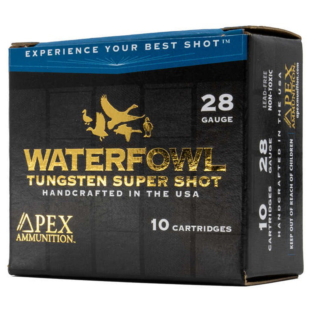 Apex 28 Gauge Shotgun Shells TSS Z-Series Waterfowl #8 3/4 oz 2.75 in