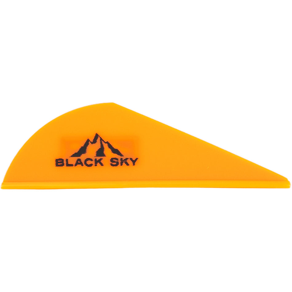 Bohning Black Sky Vane Neon Orange 2" 36-Count Pack