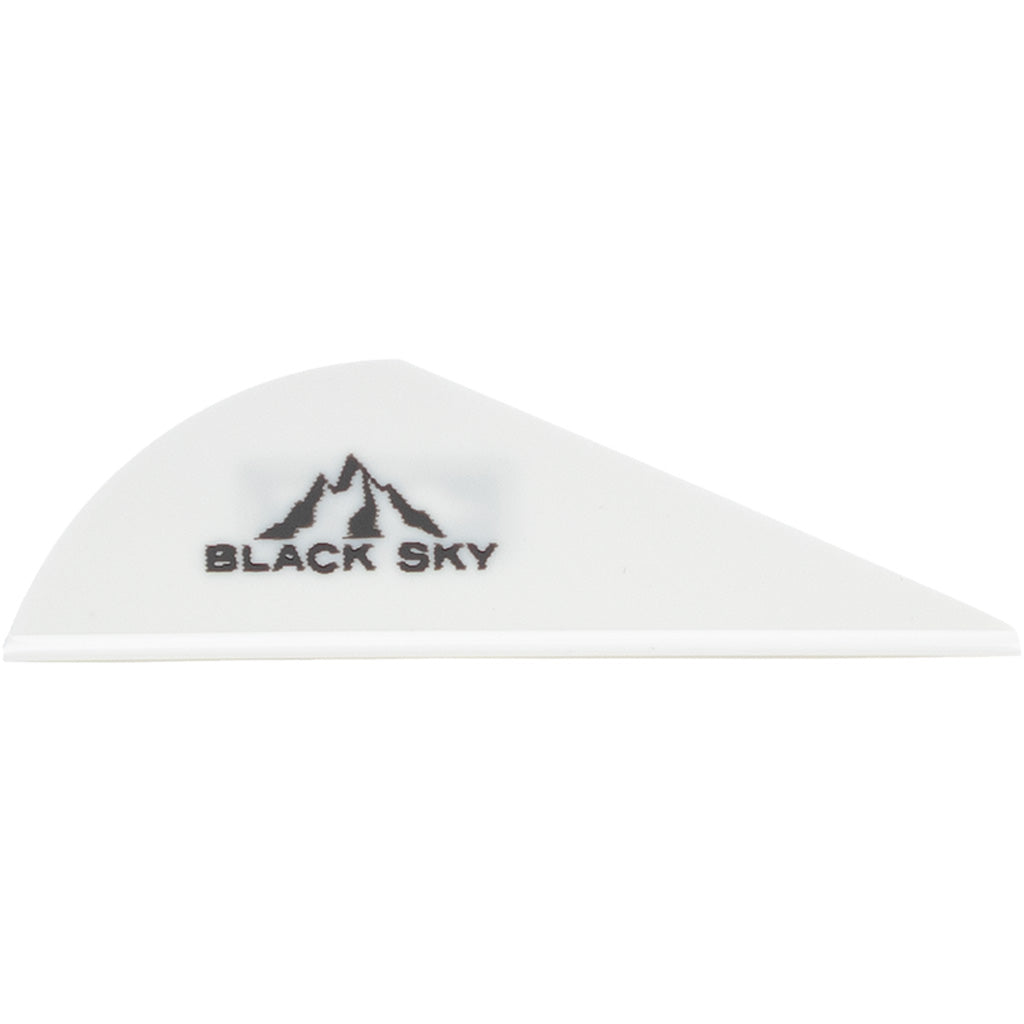 Bohning Black Sky Vane White 2" 36-Count Pack
