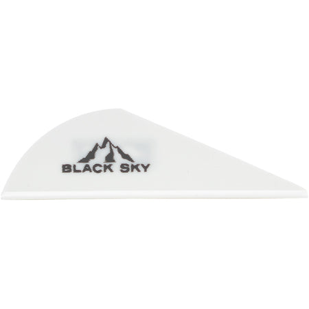 Bohning Black Sky Vane White 2" 36-Count Pack