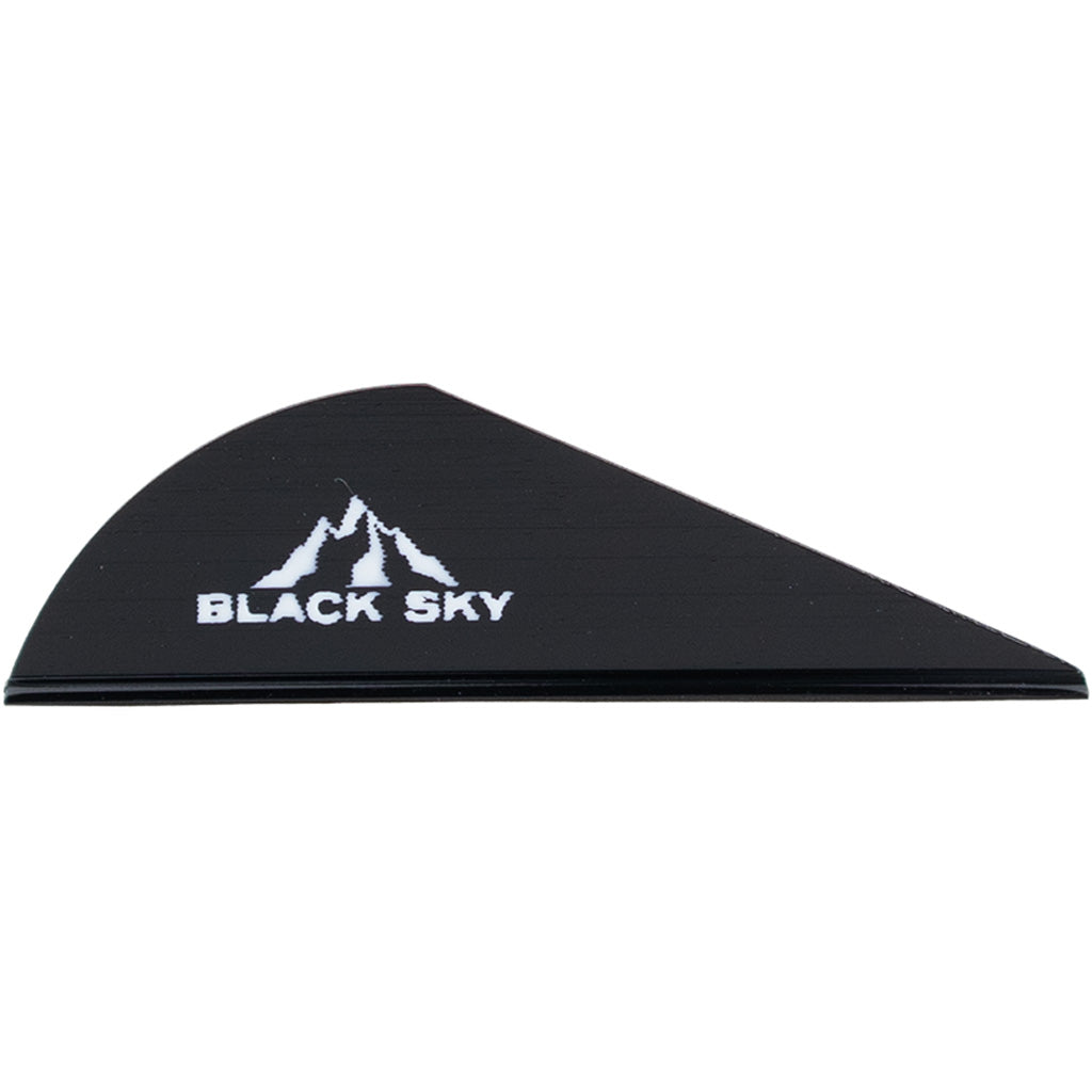 Bohning Black Sky Vane Black 2" 100-Count Pack