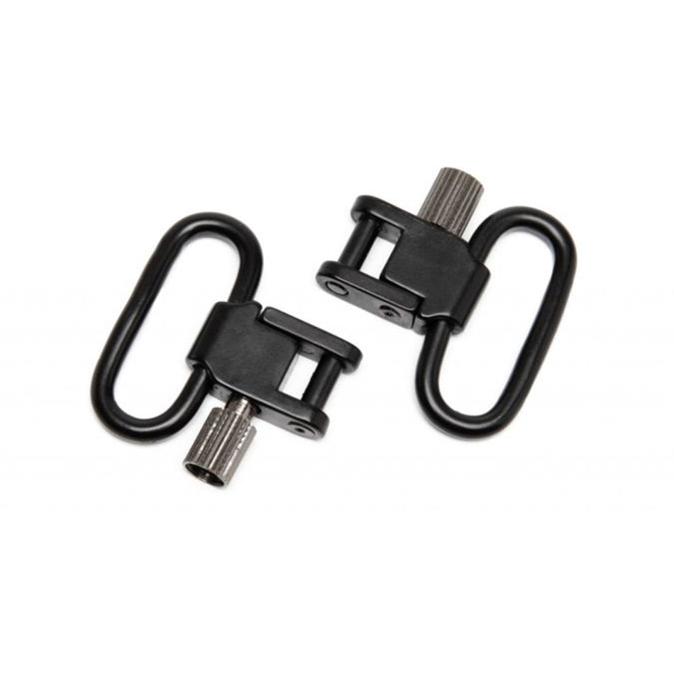 30-06 1 in. Metal Sling Swivel Quick Lock Clips Black 2 Pack