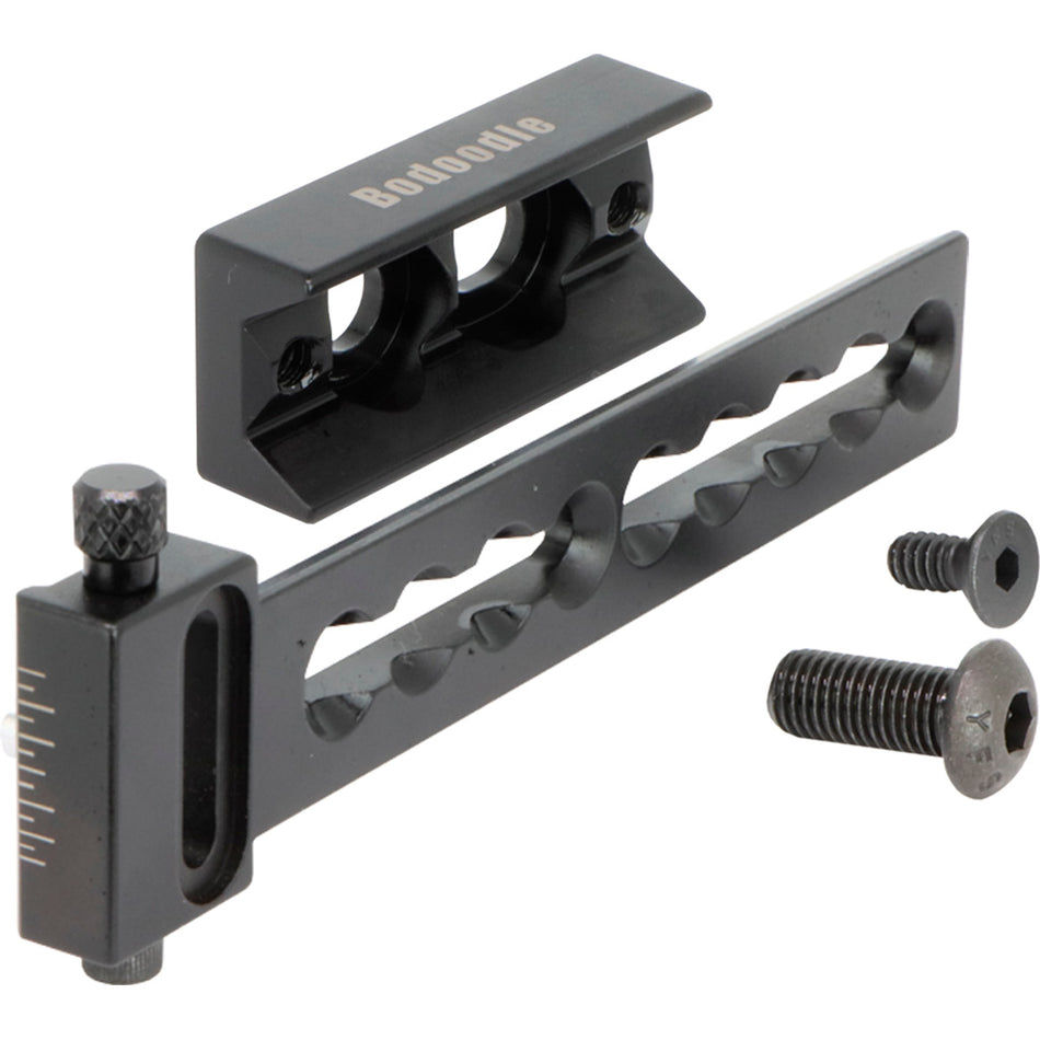 Specialty Archery Influence Arrow Rest Long Bar Extension Kit w/ Double Berger Hole