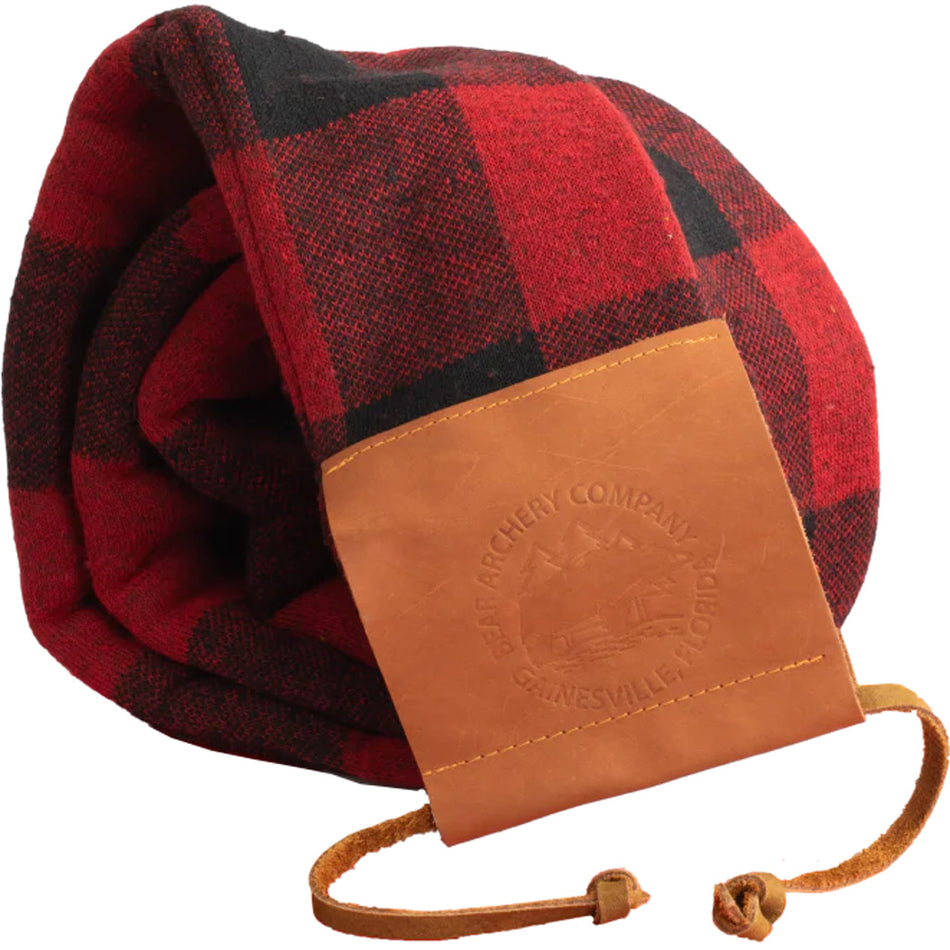 Bear Bow Sock – Soft Sherpa Interior with Plaid Exterior