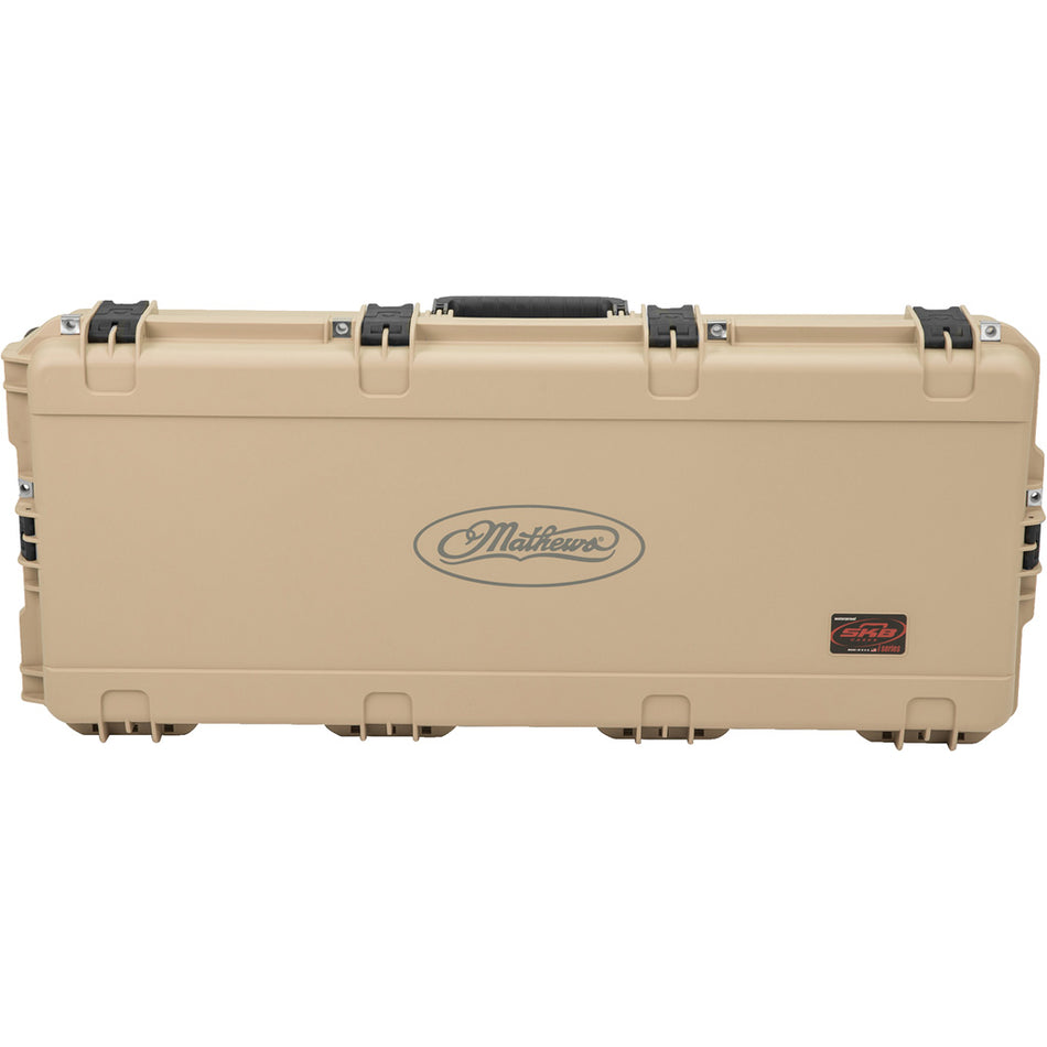 SKB Mathews iSeries Large Parallel Limb Bow Case Tan Black Plush Lined