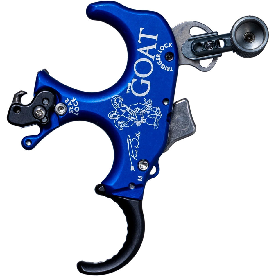 T.R.U. Ball GOAT 3-Finger Release Blue QuickSilver Medium