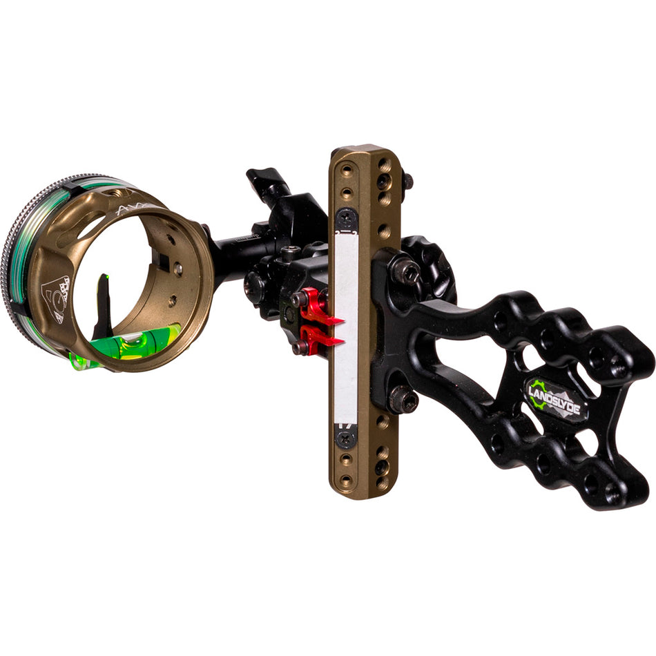 Axcel LANDSLYDE Tactical Bowhunting Sight AVX-41 Single Pin .019 Green