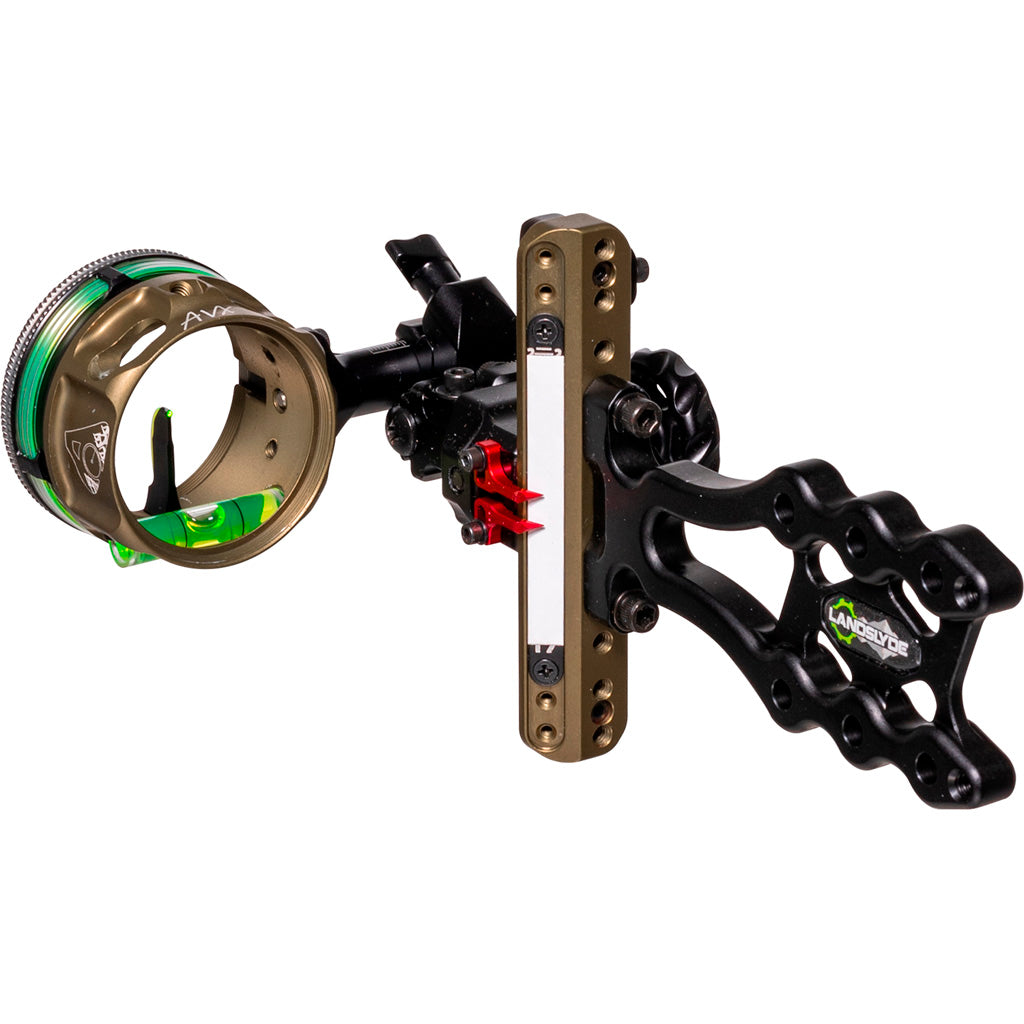 Axcel LANDSLYDE Tactical Bowhunting Sight AVX-41 Single Pin .029 Green