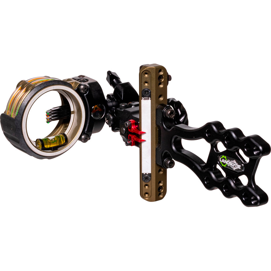 Axcel LANDSLYDE Tactical Sight AccuStat II Micro 4 Pin .019 Archery