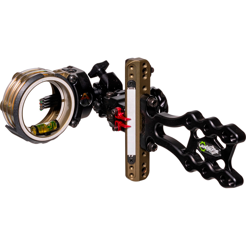 Axcel LANDSLYDE Tactical Sight AccuStat II Micro 4 Pin .010 Archery