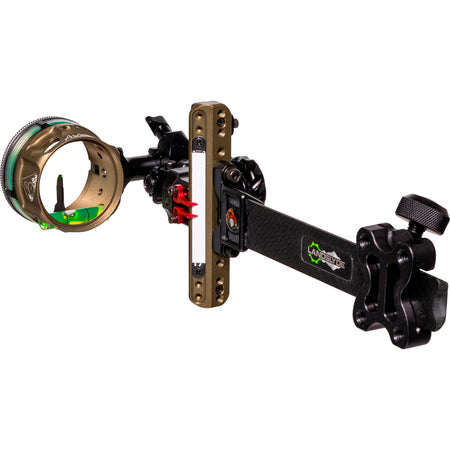 Axcel LANDSLYDE Carbon Pro Slider BH Sight AVX-41 Single Pin .019 Green Fiber Tactical