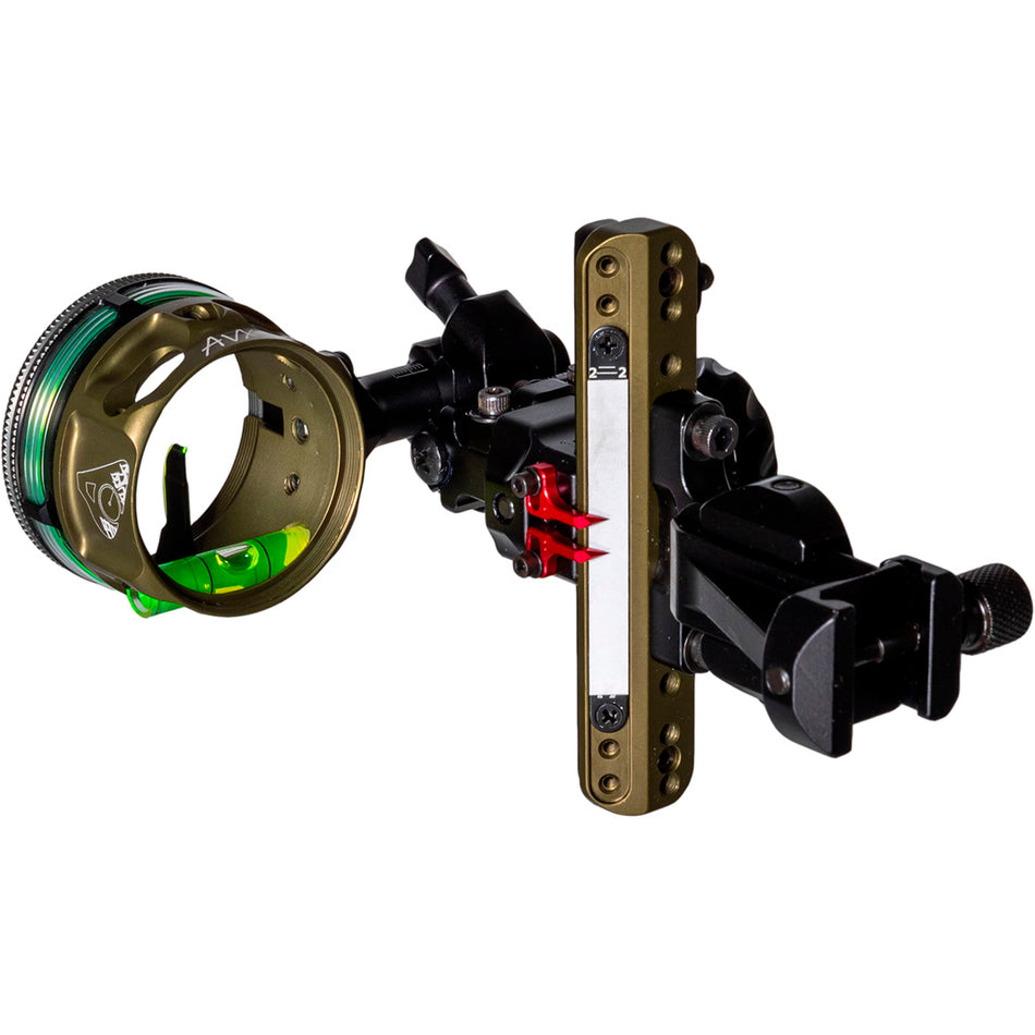 Axcel LANDSLYDE Picatinny Slider BH Sight AVX-41 Single Pin .010 Green Fiber Tactical