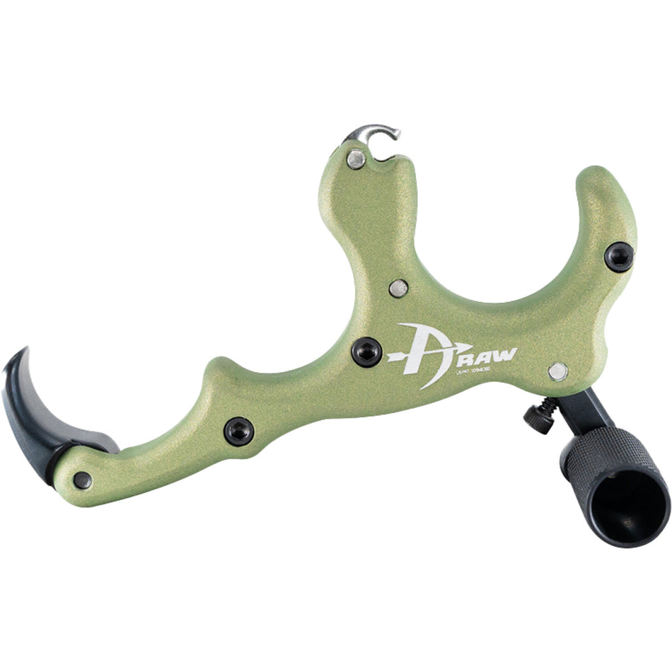 B3 Draw Open Hook Release Aid - Crocodile Green
