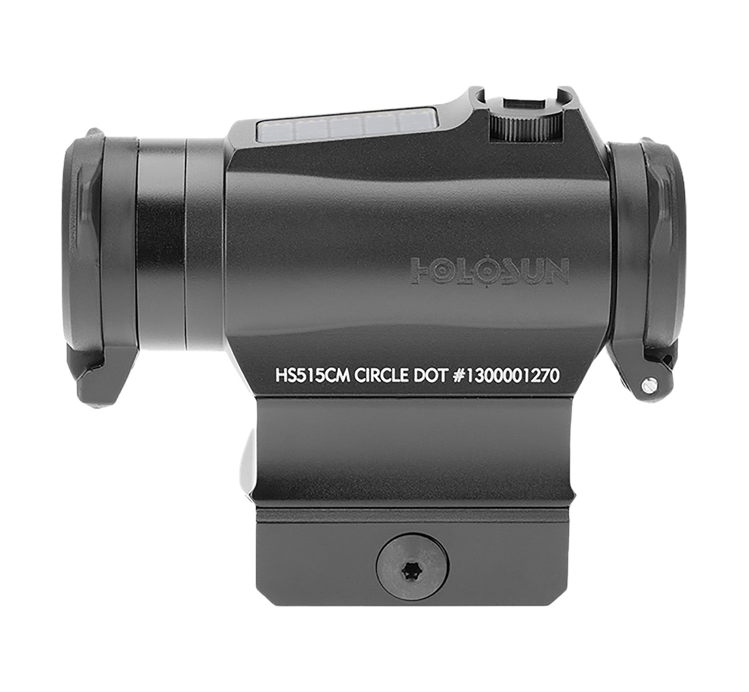Holosun HS515CM Black 2 MOA Red Dot 65 MOA Circle 20mm Micro Sight Solar Failsafe QD