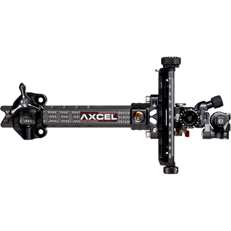 Axcel Achieve XP Pro Carbon Bar Compound Archery Sight Black/Black 6 in. Right Hand