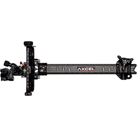 Axcel Achieve XP Pro Carbon Bar Compound Archery Sight Black/Black 9 in. Left Hand