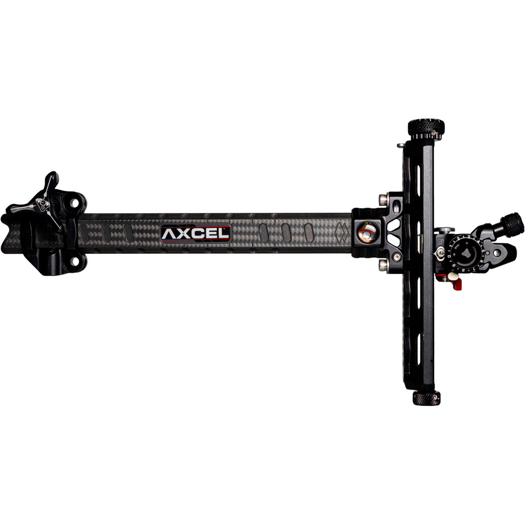 Axcel Achieve XP Pro Carbon Bar Recurve Archery Sight Black/Black 9 in. Right Hand