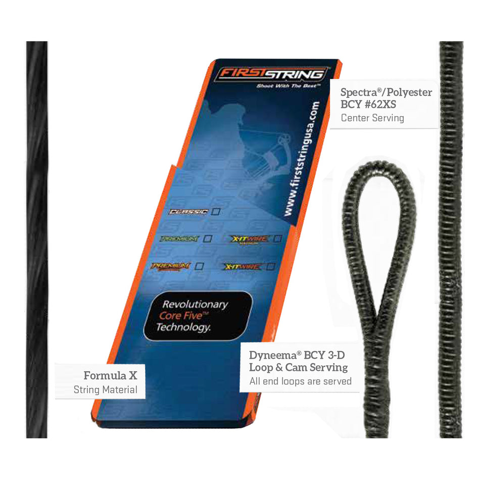 FirstString Classic Bow String Set Black Mathews Z-7