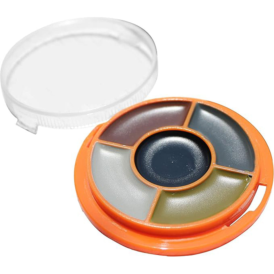 Dead Down Wind 5 Color Camo Face Paint Wheel 0.5 oz.