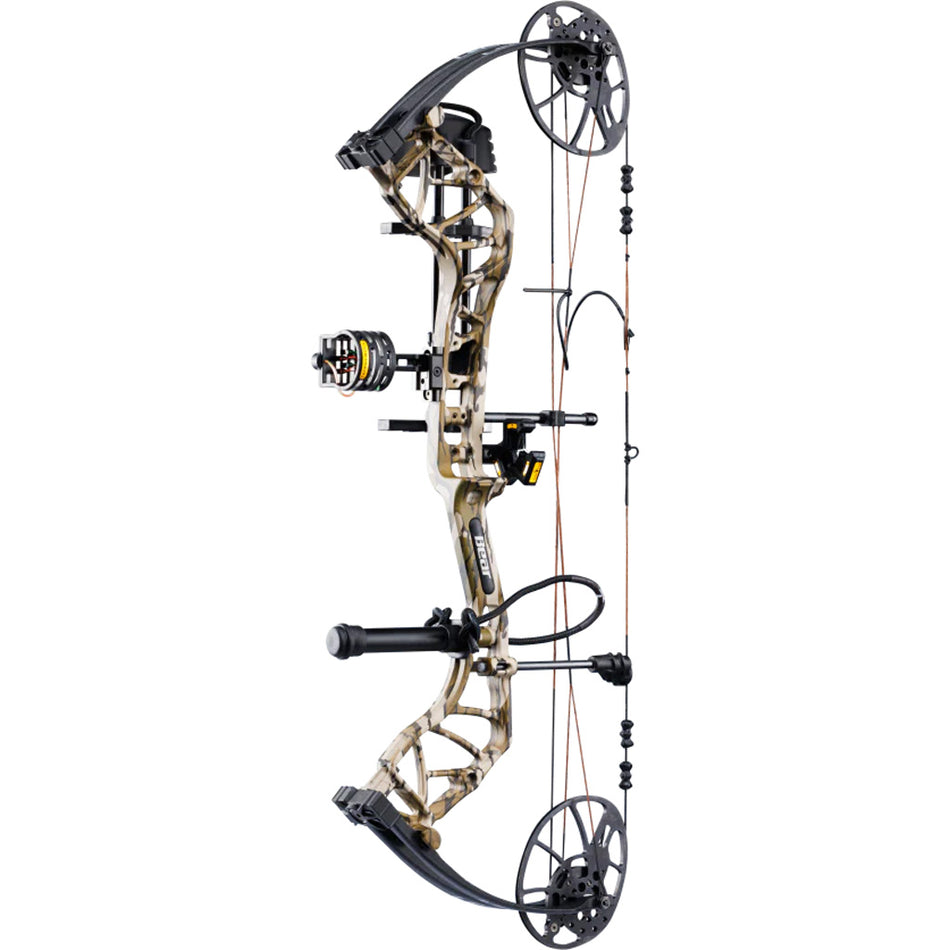 Bear Legit MAXX Ready-To-Hunt Bow Package Mossy Oak Bottomland 10-70 lbs. Left Hand