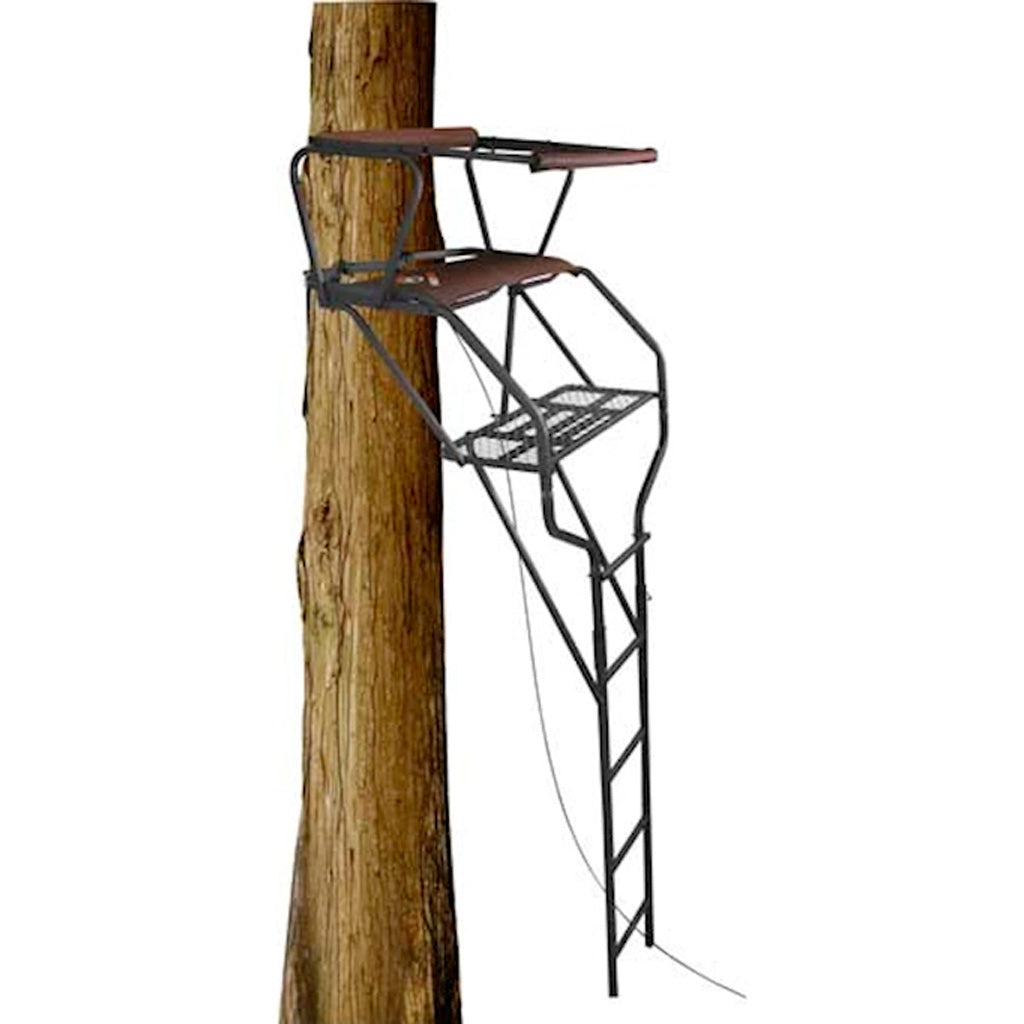Trophy Treestands MaxGrip Double 18 ft. Two-Person Hunting Ladder Stand