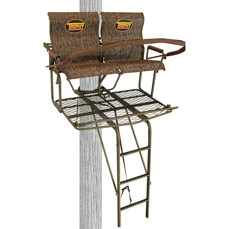 Big Easy Two-Person Ladder Stand by Trophy Treestands 20 ft.