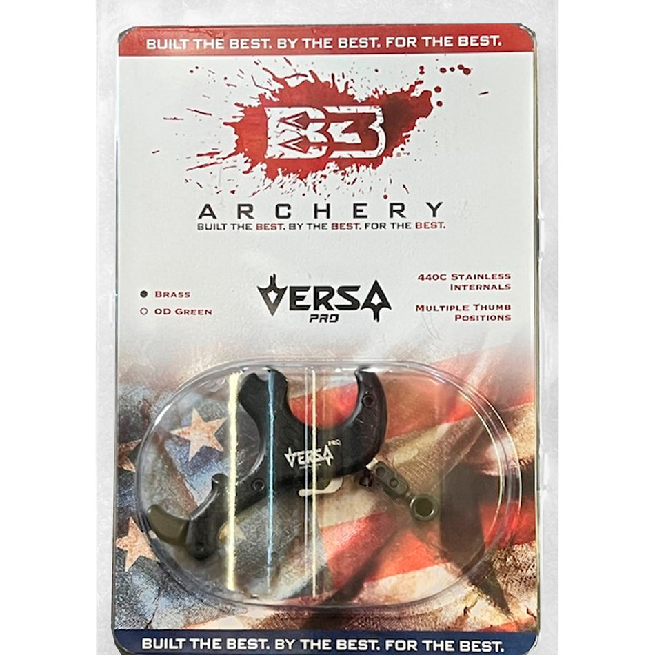 B3 Versa Pro Mini Release Pack, 3 Finger, Brass and Black