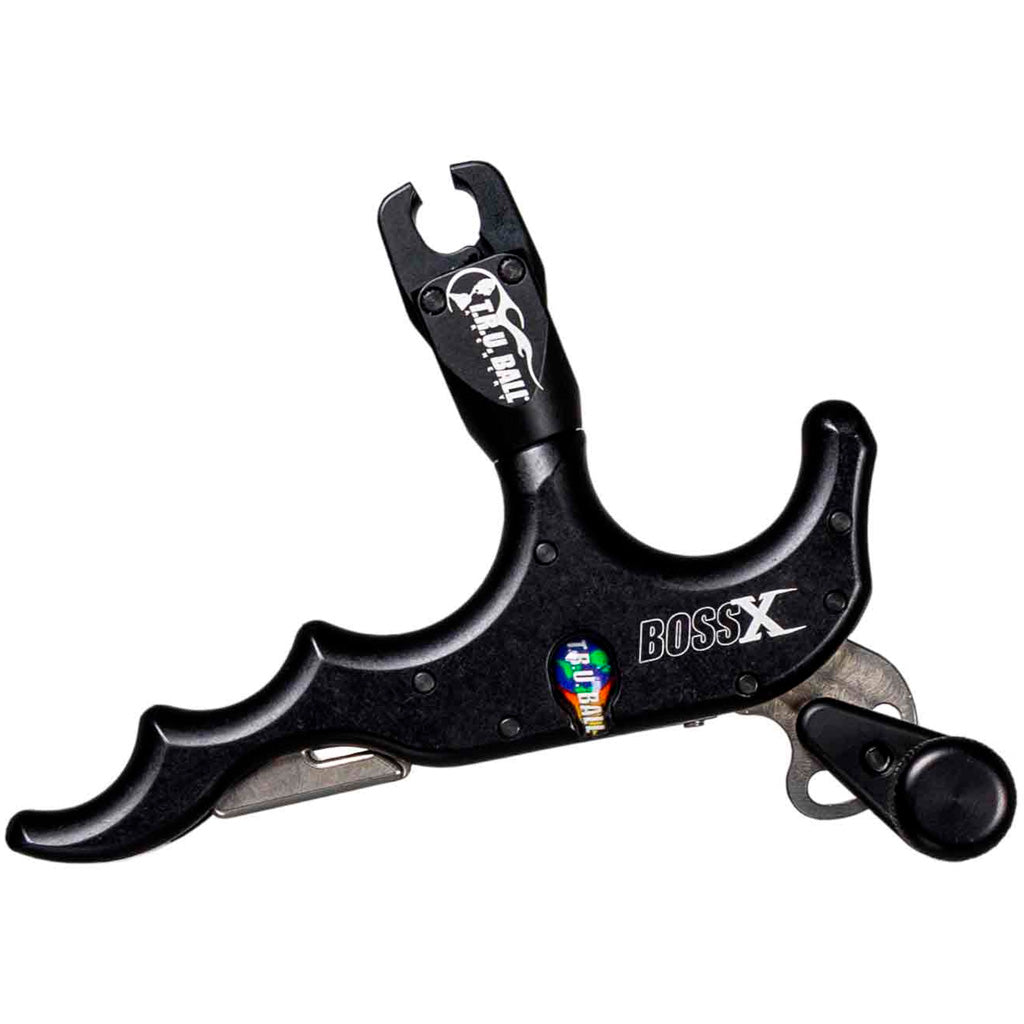 Tru Ball Boss X Release Aid, 4 Finger, Black